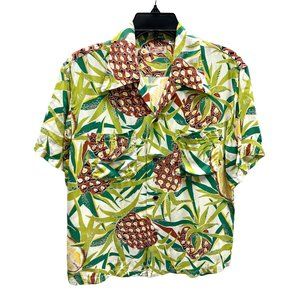 Sun Surf Rayon Hawaiian Aloha Shirt Small